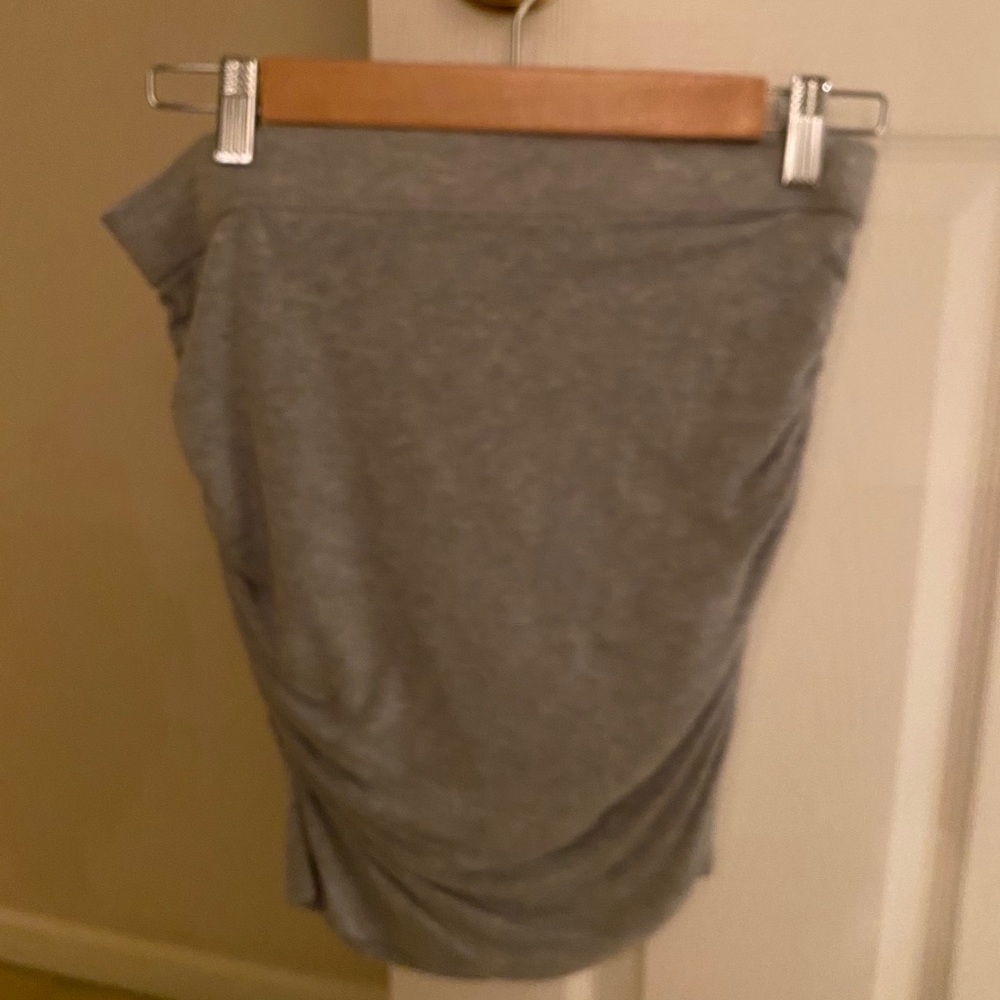 Victoria secret light gray ruched skirt small